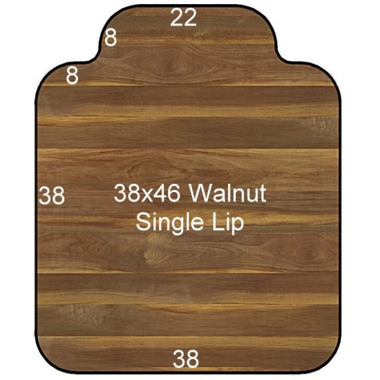 Plank Walnut 38x 46