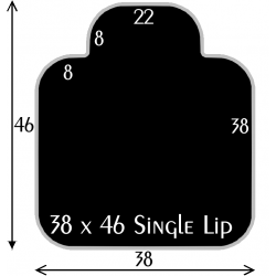 Black Diamond Single Lip 38 x 46