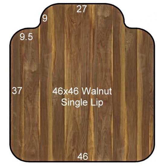 Plank Walnut 46 x 46