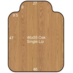 46x55 Oak Single Lip