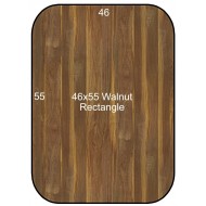 Plank Walnut 46 x 55 Rectangle