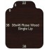 38x46 Rose Wood Single Lip