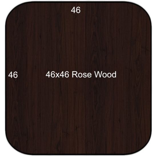 46x46 Rose Wood Square