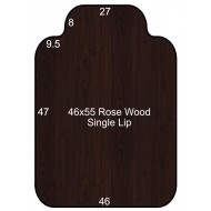 46x55 Rose Wood Single Lip