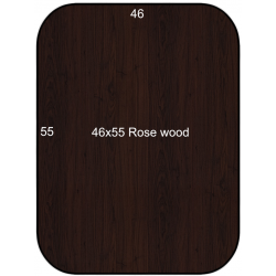 46x55 Rose Wood Rectangle