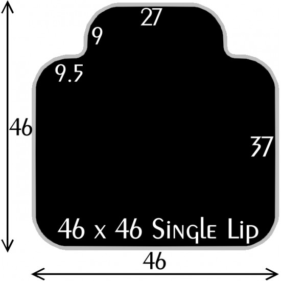 Black Diamond Single Lip 46 x 46